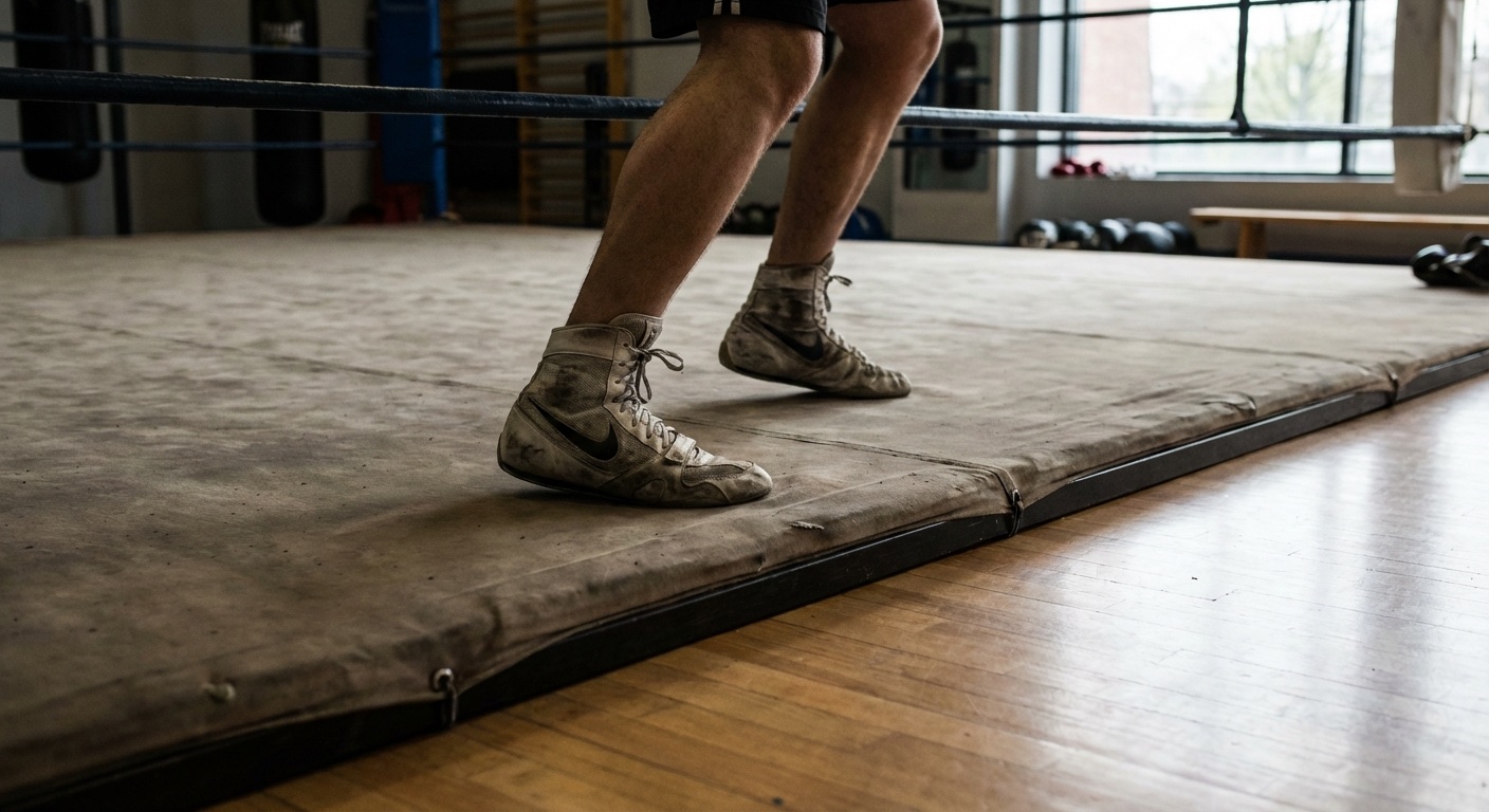 Close-up of boxer holding proper guard position