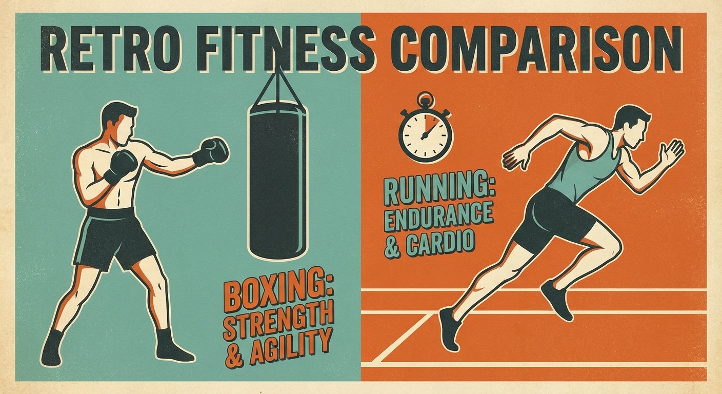 Comparison of boxing and running workouts